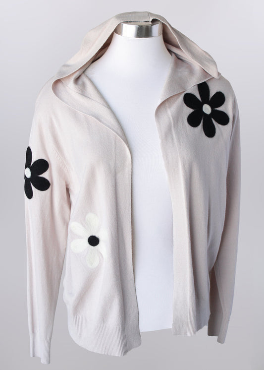 Cardigan with Flowers