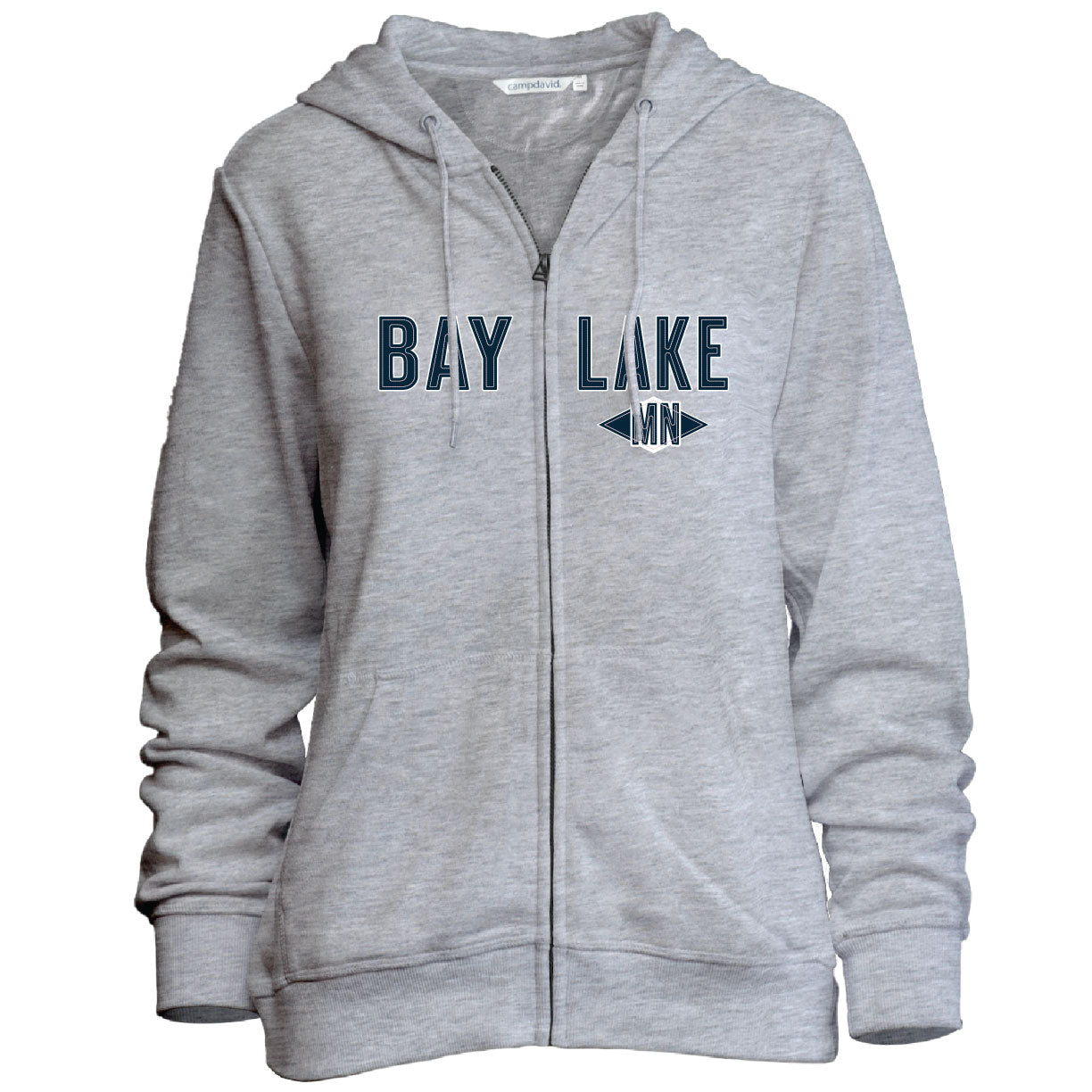 Bay Lake Comfy Full Zip - Athletic Heather