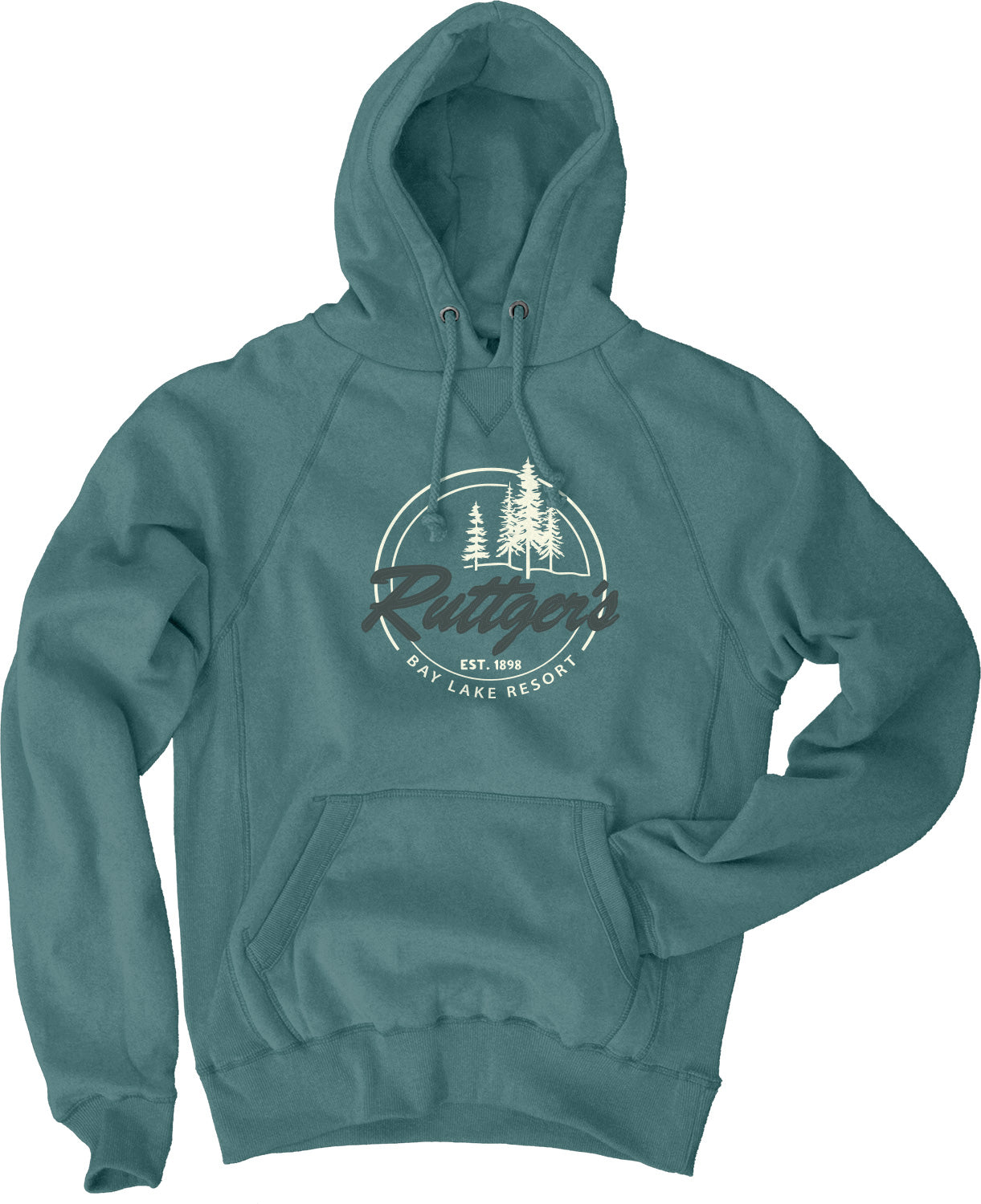 Ruttger's Mens Hood - Dark Teal