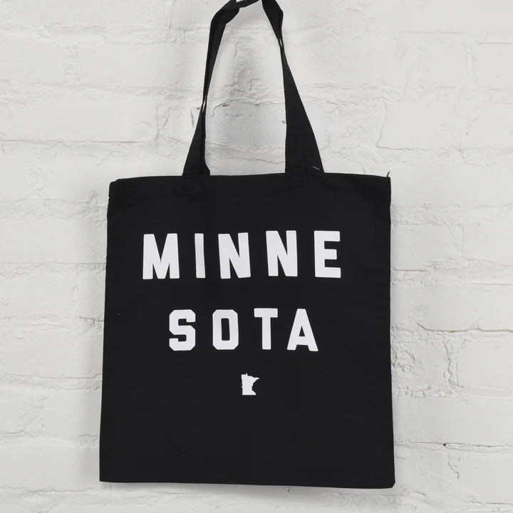 B&W Minnesota Festive Tote Bag