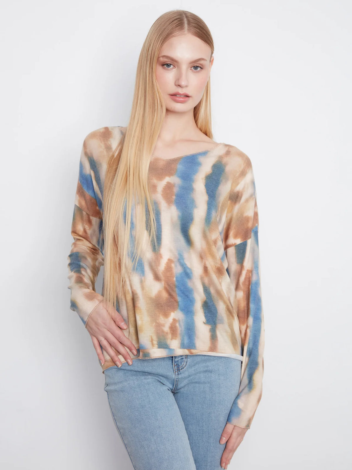 Printed Knit Top