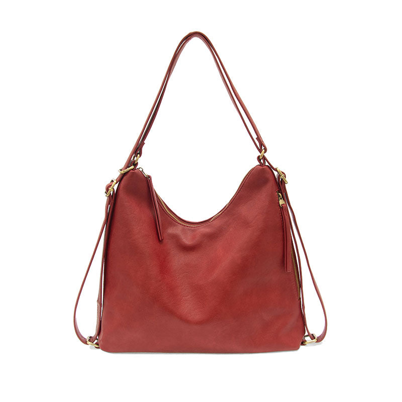 Drew Convertible Backpack - Ruby