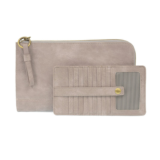 Karina Convertible Wristlet & Wallet - Grey