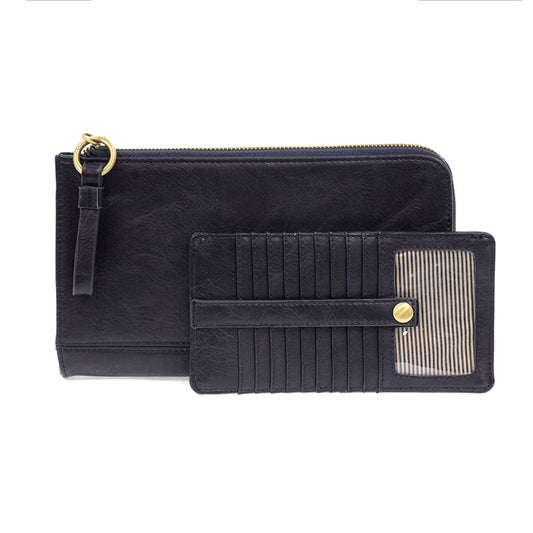 Karina Convertible Wristlet & Wallet - Navy