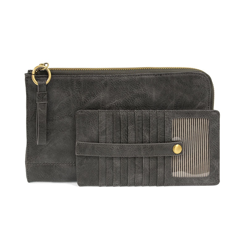 Karina Convertible Wristlet & Wallet - Storm Grey