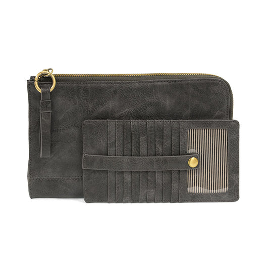 Karina Convertible Wristlet & Wallet - Storm Grey