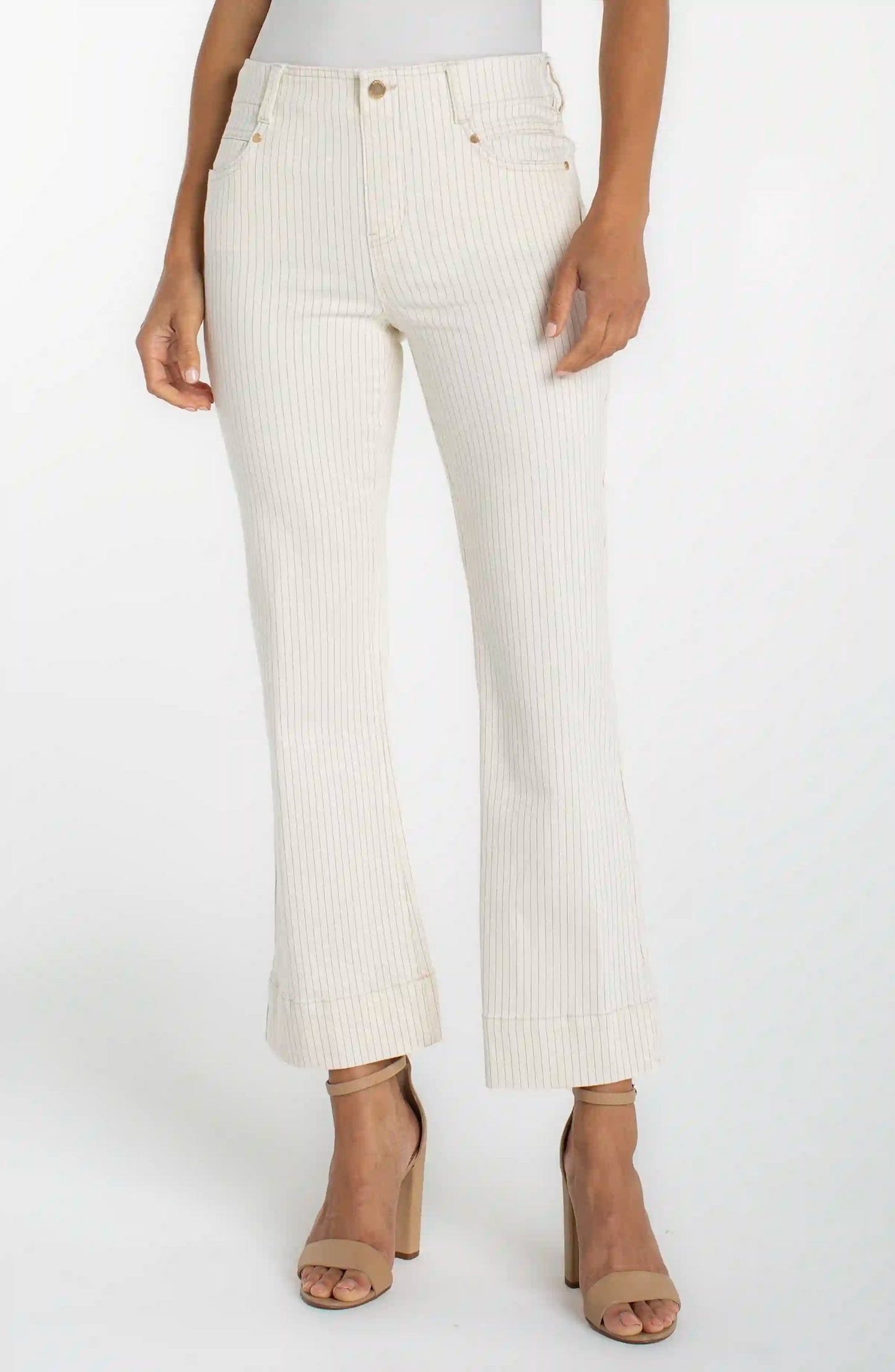 Gia Glider Crop Flare w/Wide Hem