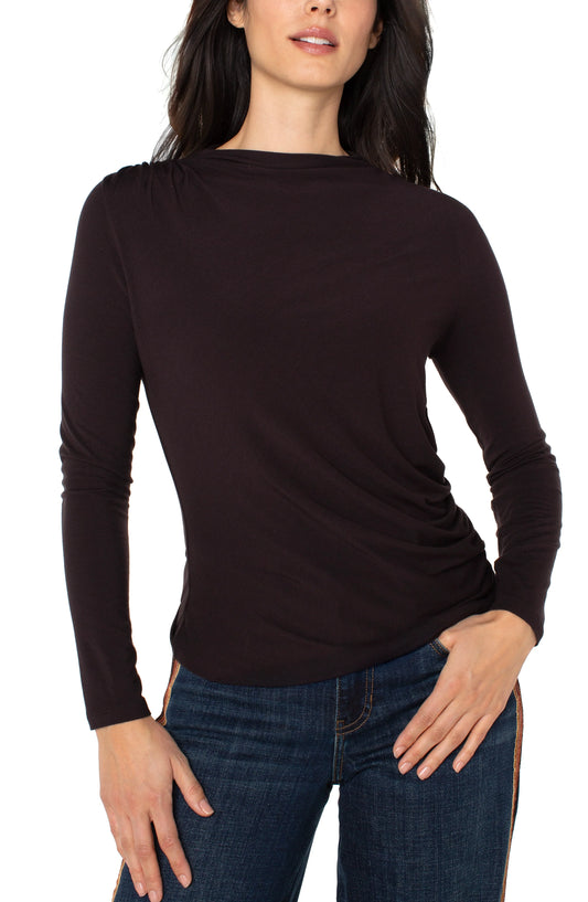 Long Sleeve Mock Neck