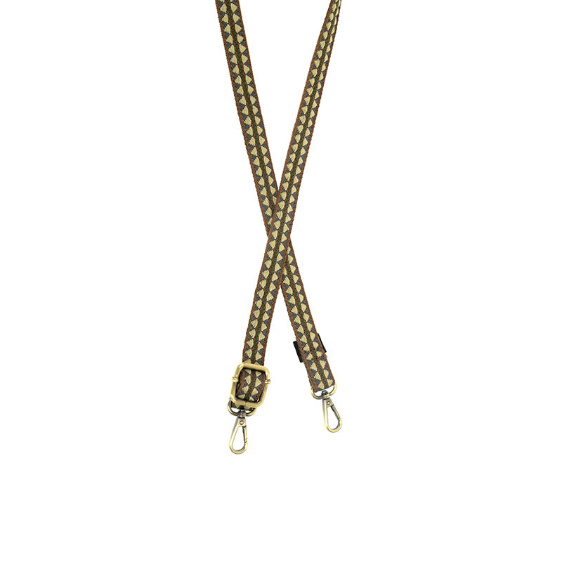 Natural High Peak Embroidered Guitar Strap