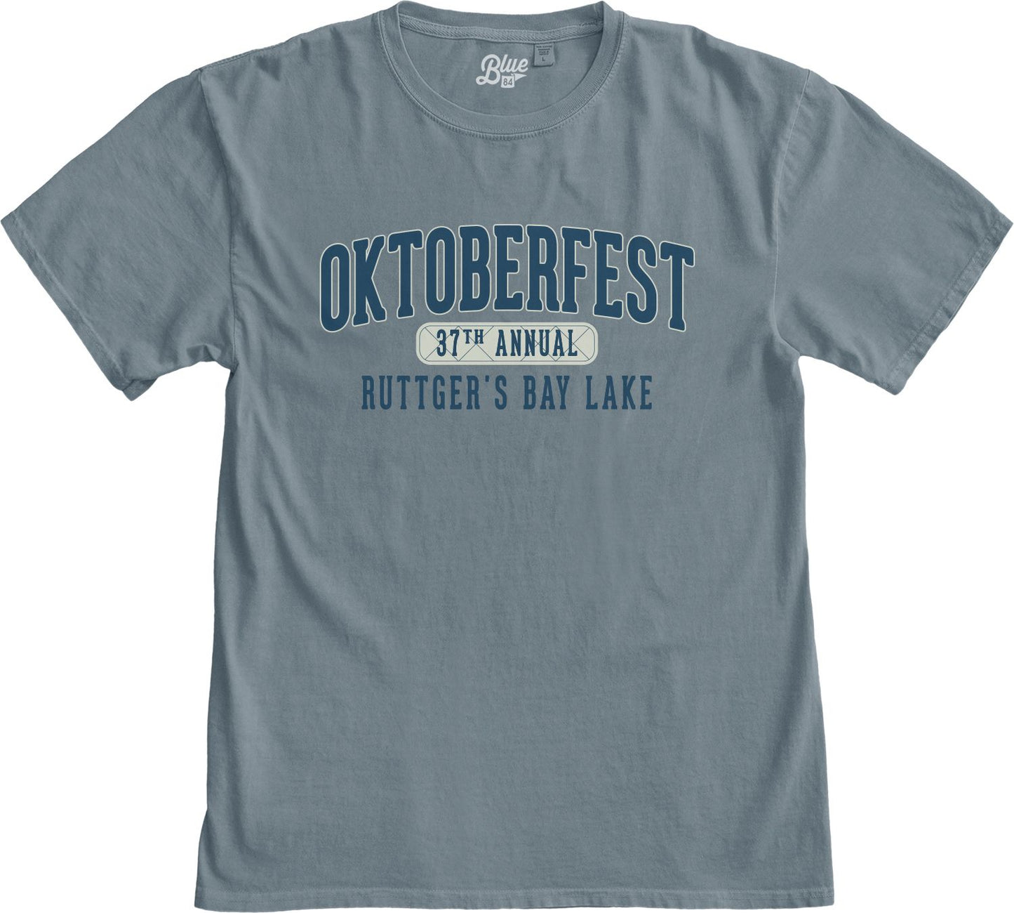 Ruttger's Dyed Ringspun Oktoberfest Tee - Baltic