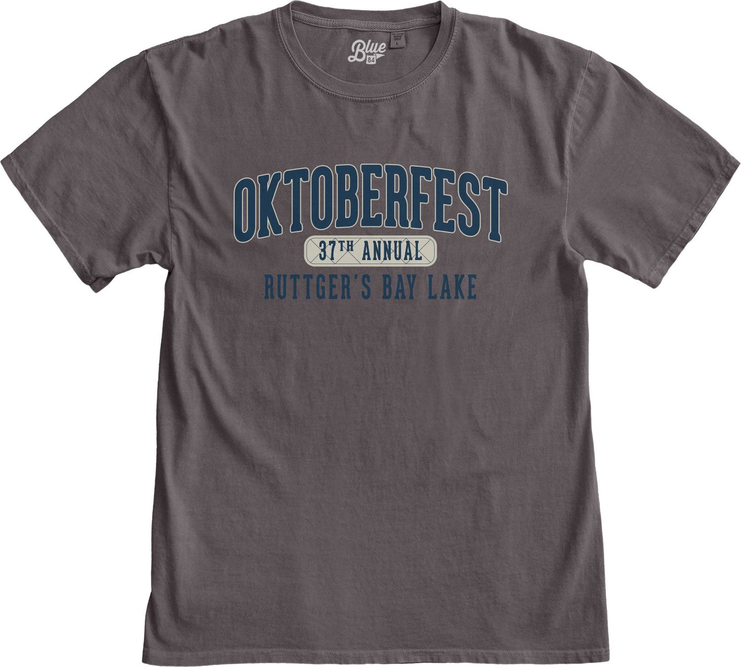 Ruttger's Dyed Ringspun Oktoberfest Tee - Amthyst