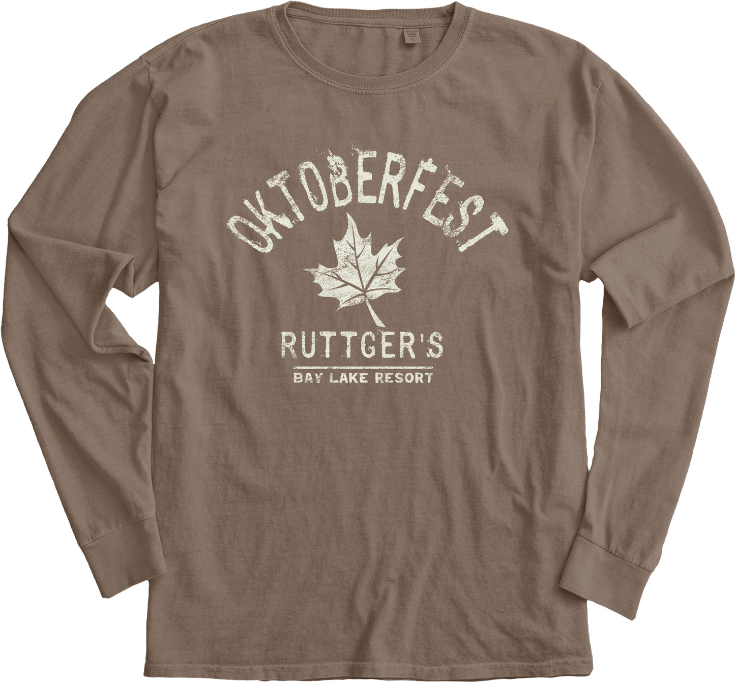 Oktoberfest Long Sleeve Tee -Coffee