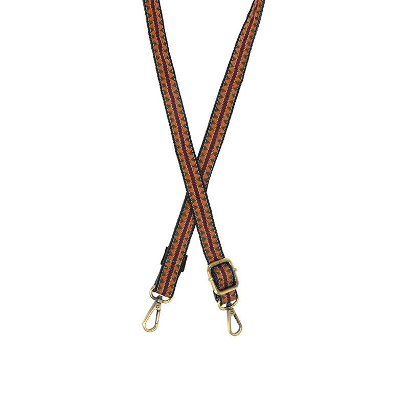 Pine High Peak Embroidered Guitar Strap