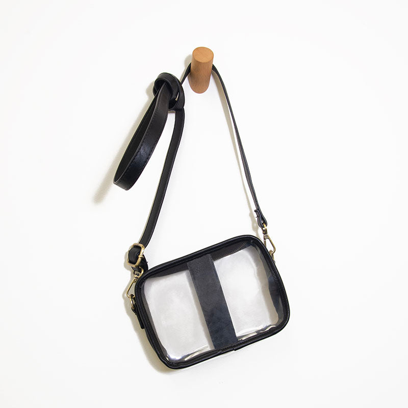 Clear Rita Camera Bag - Black
