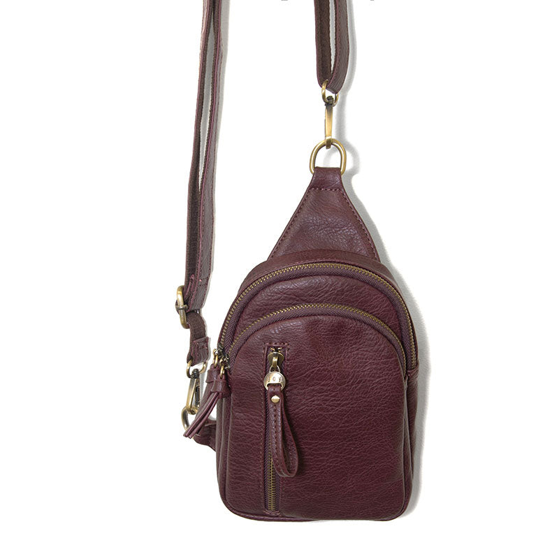 Skyler Sling Bag - Wine