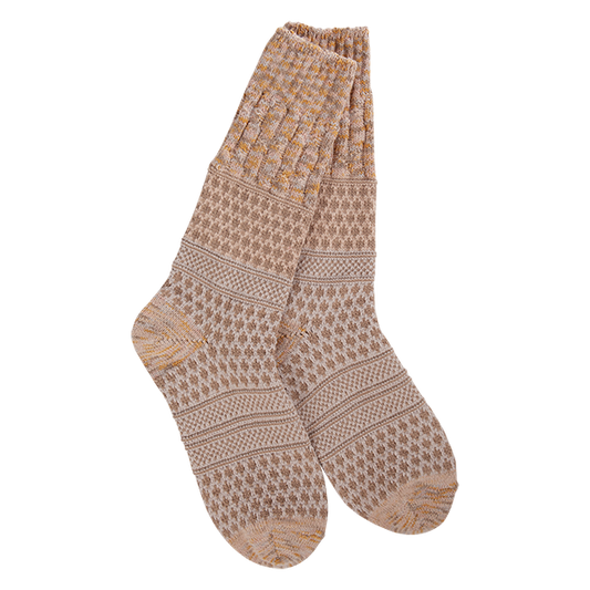 Textured Crew - Rose Multi