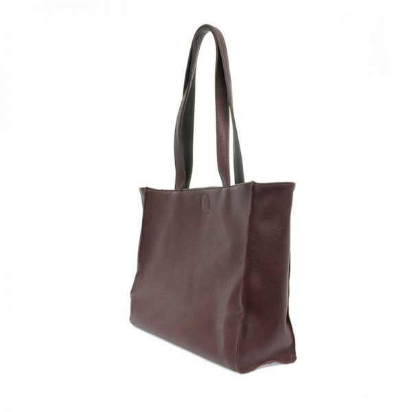 Tatum Reversible Tote - Port Wine/Grey
