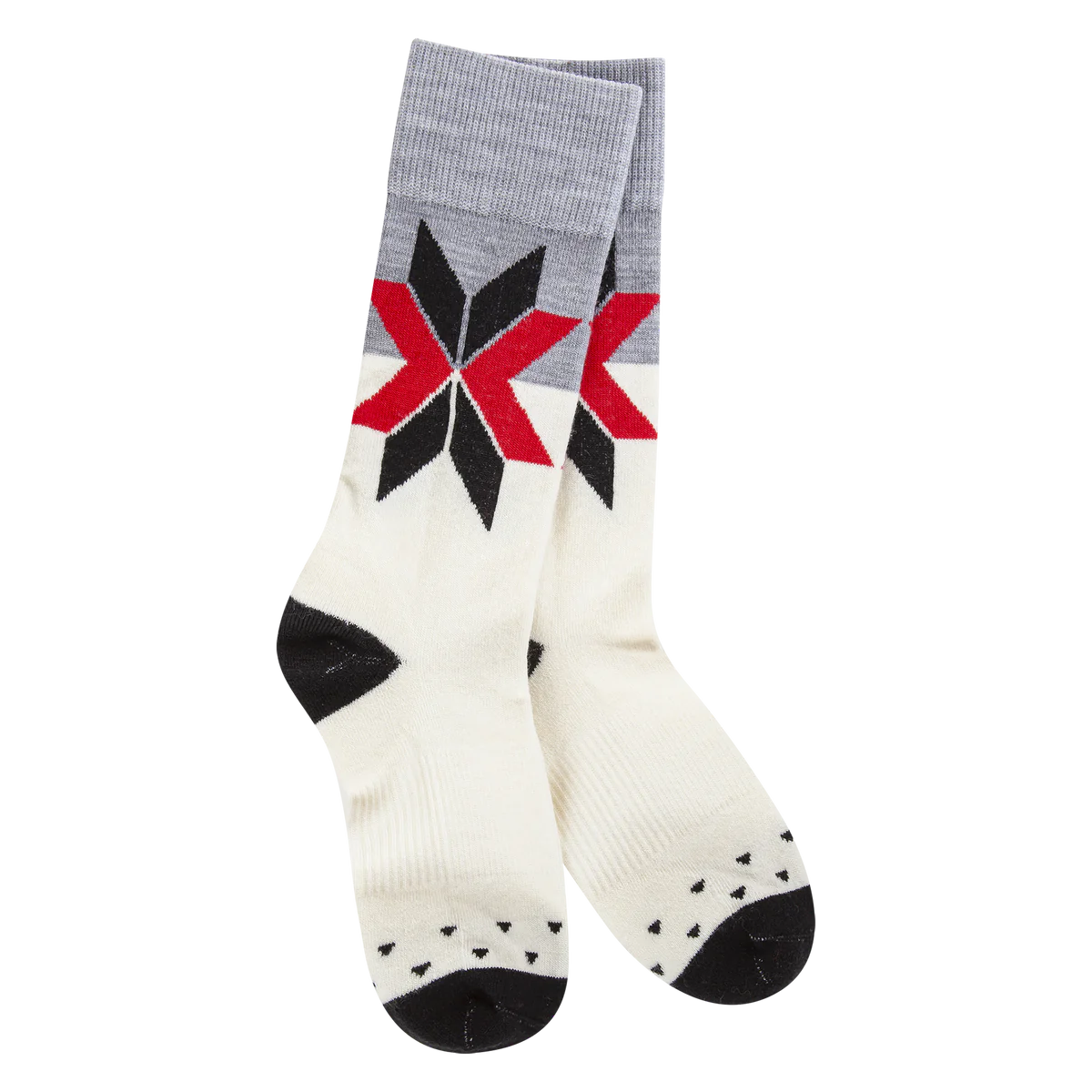 Neutral Fair Isle Socks