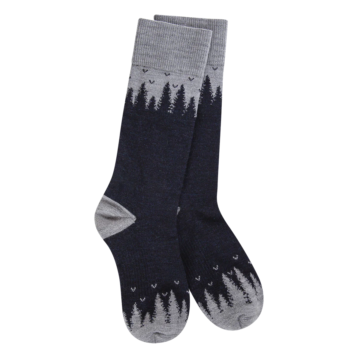 Navy Forest Socks