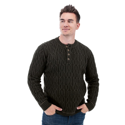 Wyatt Cable Knit Sweater Black