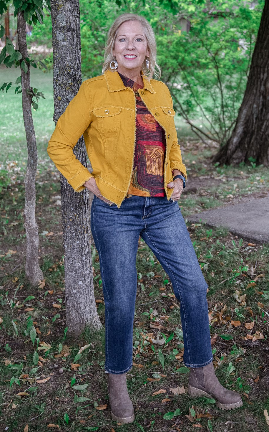 High Rise Non Skinny Jean