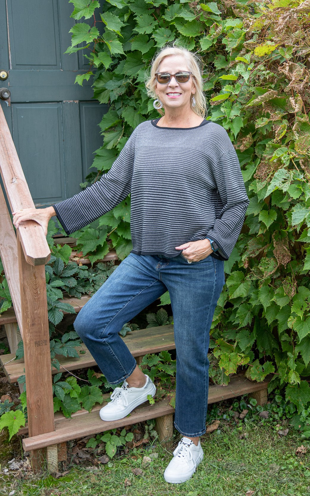 Black Ombre Pullover