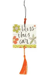 Bless This Car Air Freshner - 2 Pack