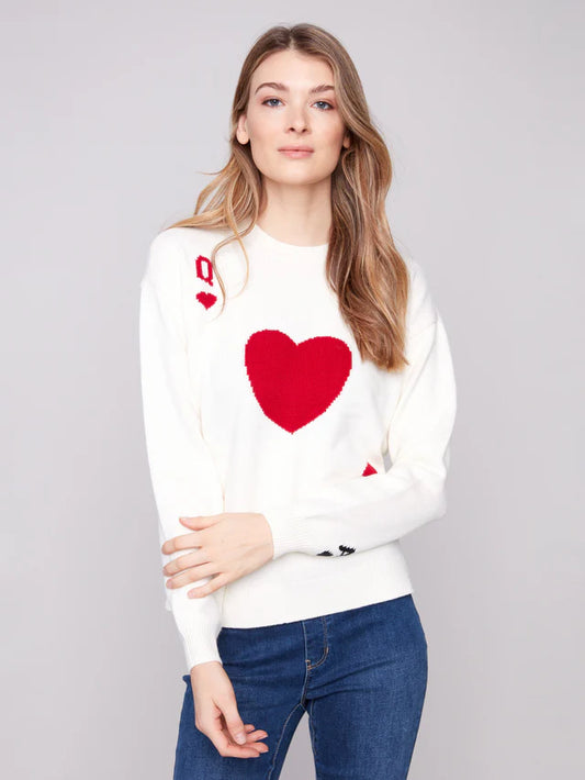 Queen of Hearts Sweater