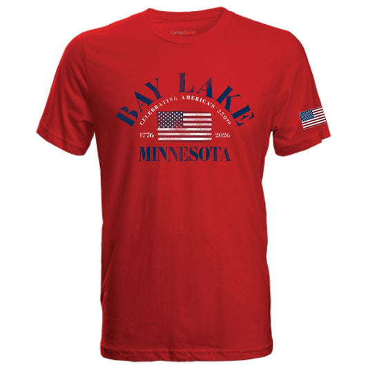 Americana Bay Lake Tee