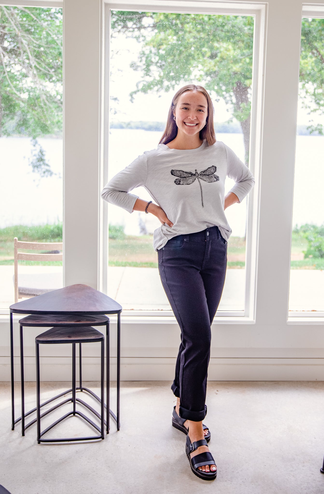 Dragonfly Hi-Lo Tee