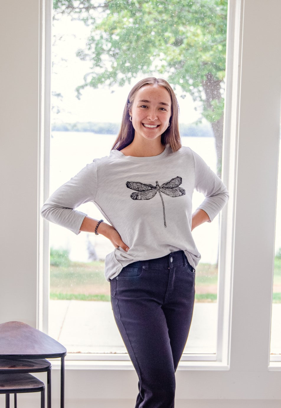 Dragonfly Hi-Lo Tee