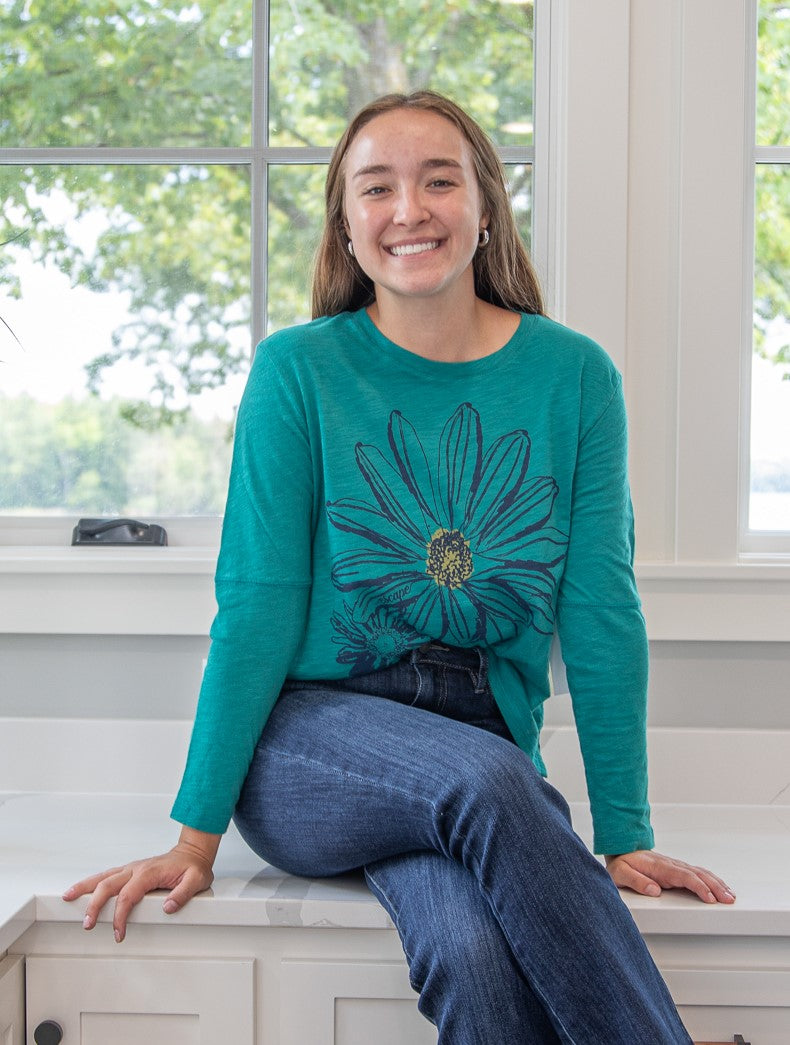Daisy Longleeved Tee - Alpine