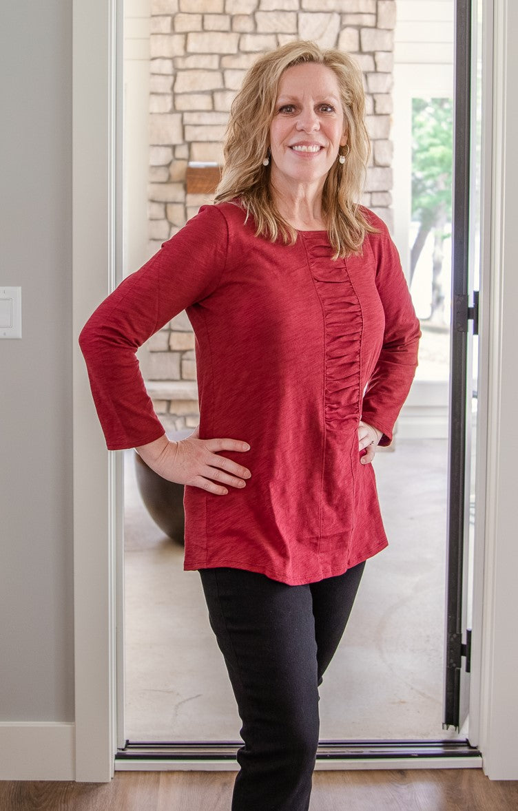 Ruch Shirt - Cranberry