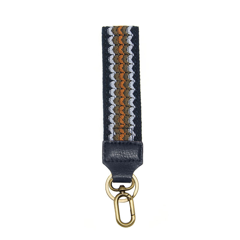 Woven Easy Find Wristlet - Navy