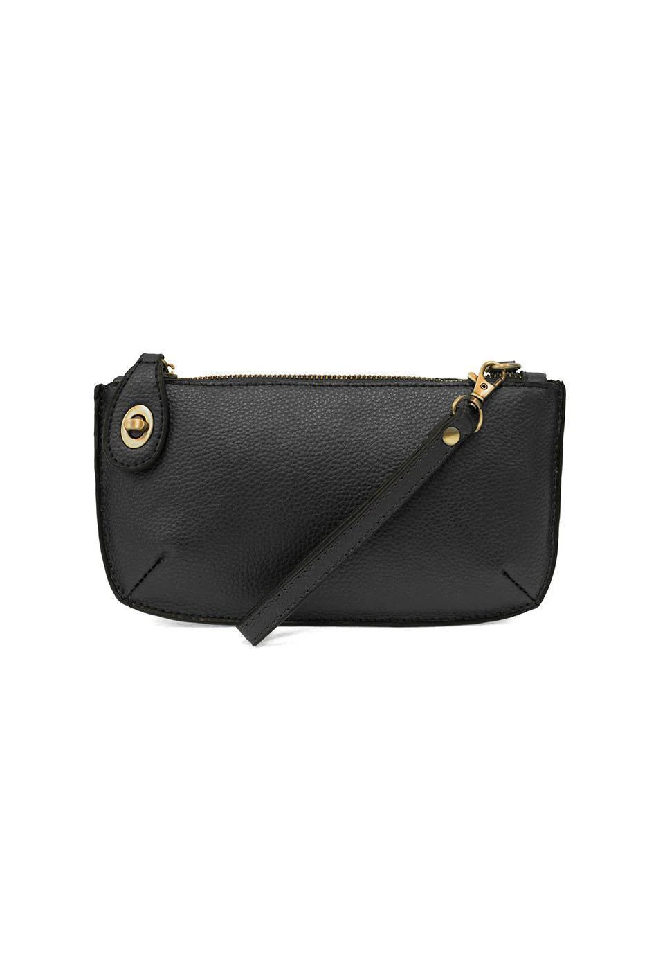 Mini Crossbody Wristlet Clutch - Black