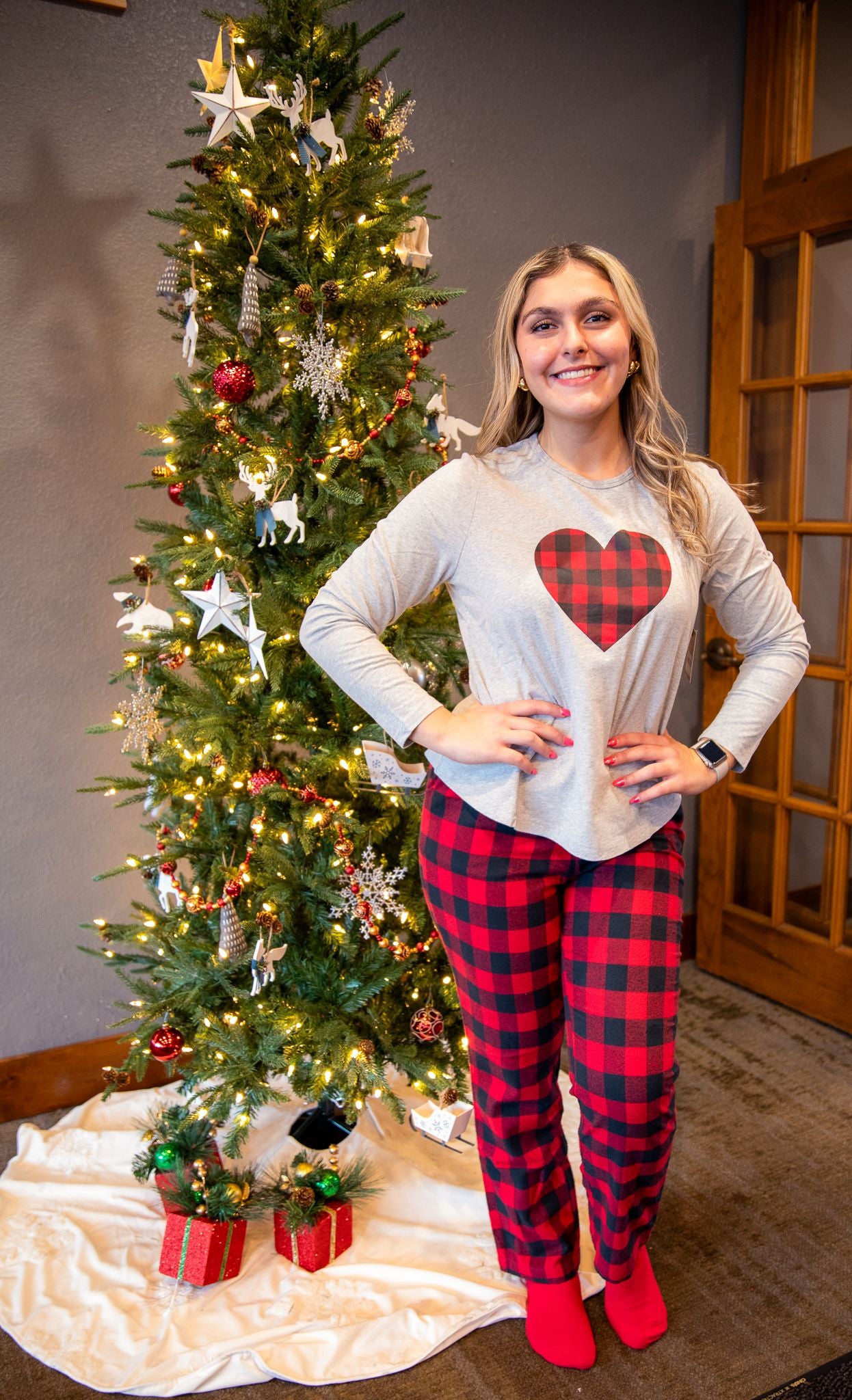 Heart Pajama Top