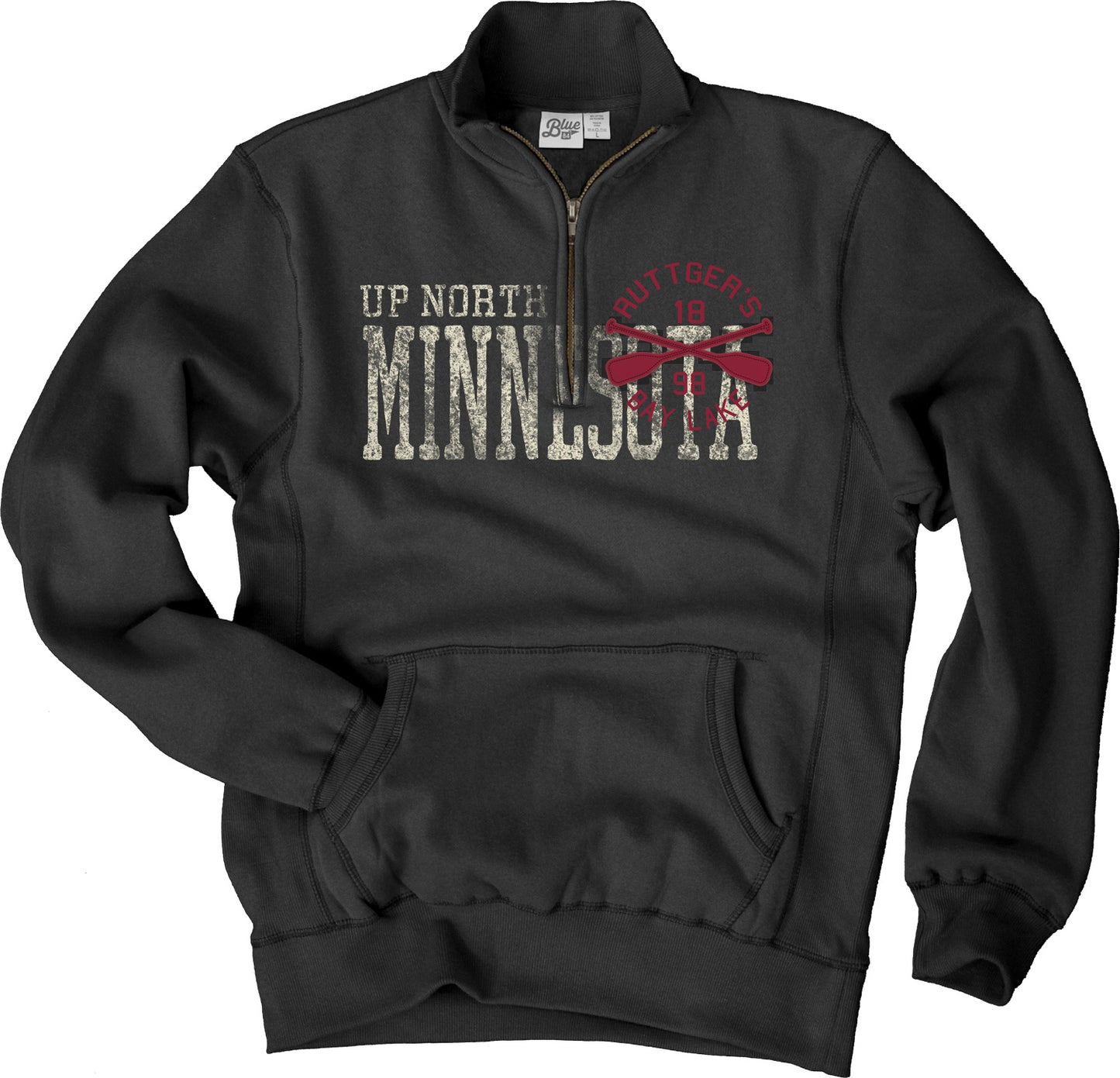 Men's Fleece Zip Cadet Up North MN