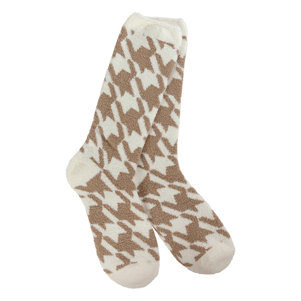 Cozy Cali Crew - Houndstooth Portabella