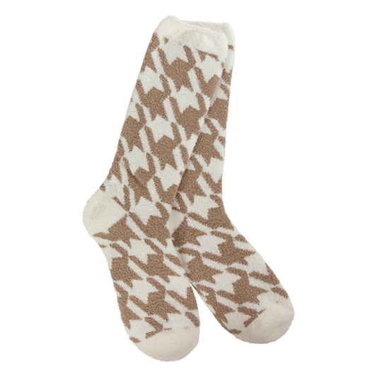 Cozy Cali Crew - Houndstooth Portabella