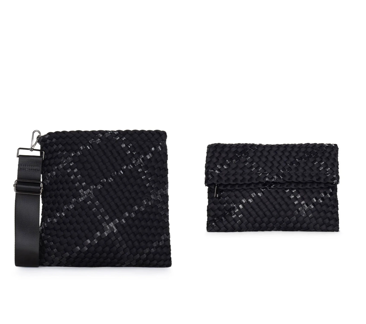 Val Convertible Crossbody Black Bag