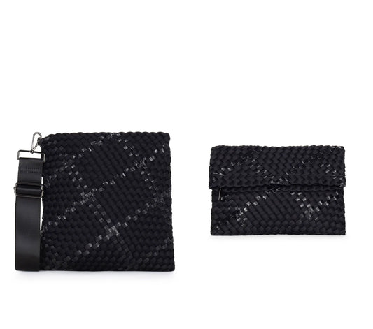 Val Convertible Crossbody Black Bag