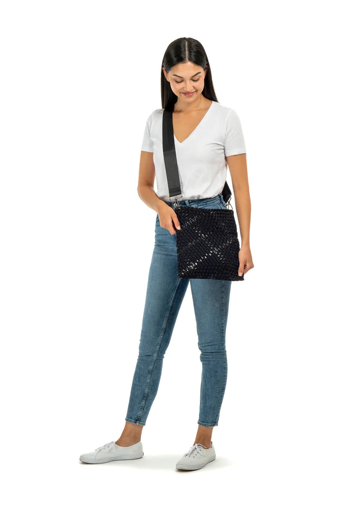 Val Convertible Crossbody Black Bag