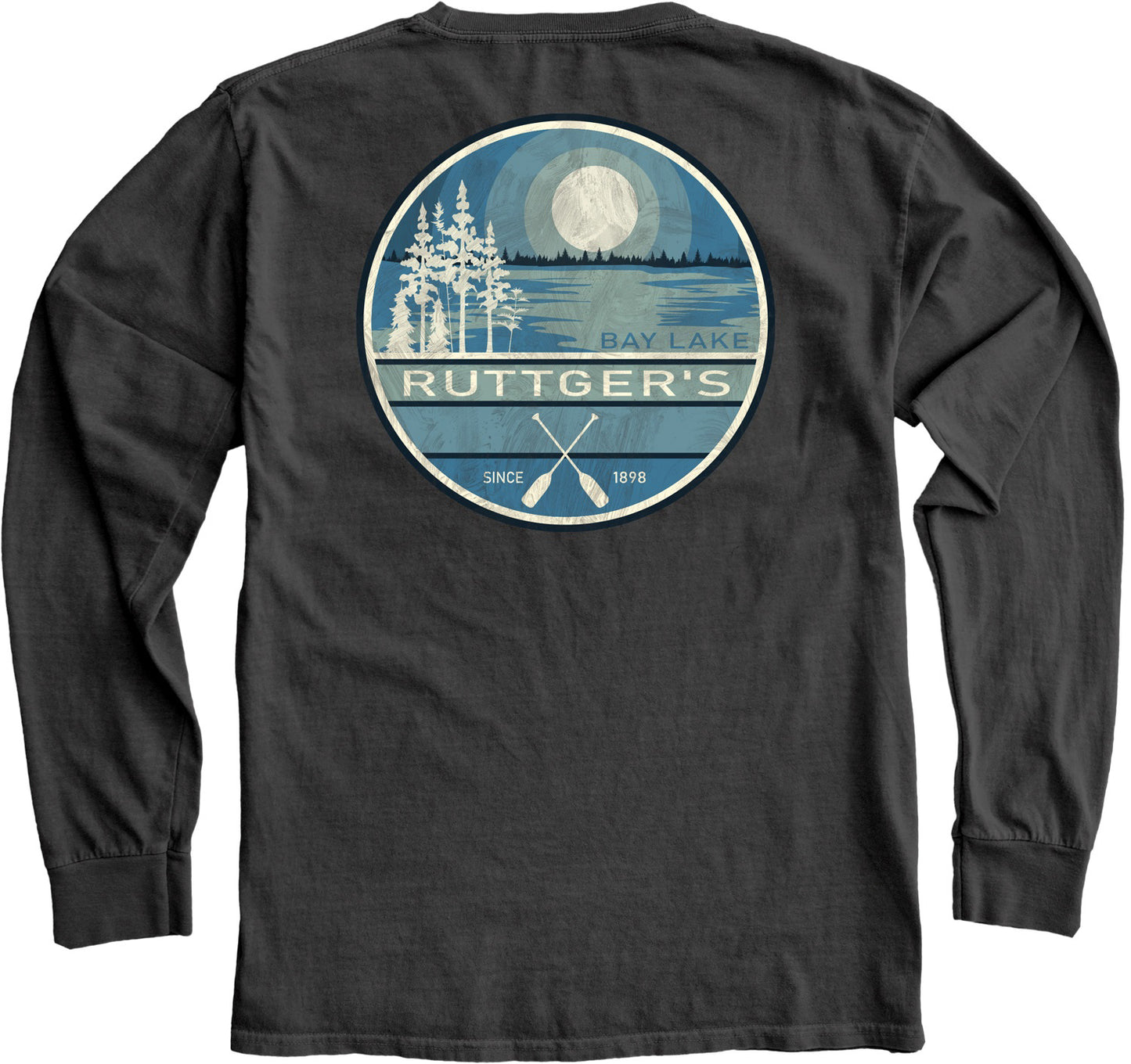 Ruttger's Inertia Lake/Paddle Longsleeve - Coal