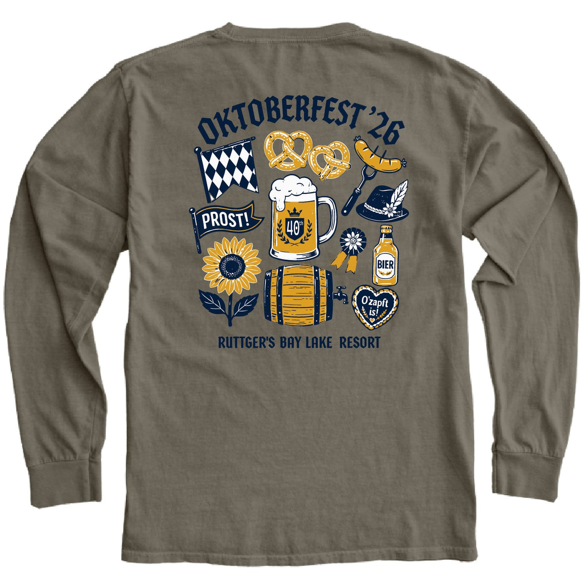40th Oktoberfest Longsleeve - Cigar