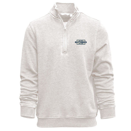 Ruttger's Vintage Quarter Zip - Oatmeal Heather