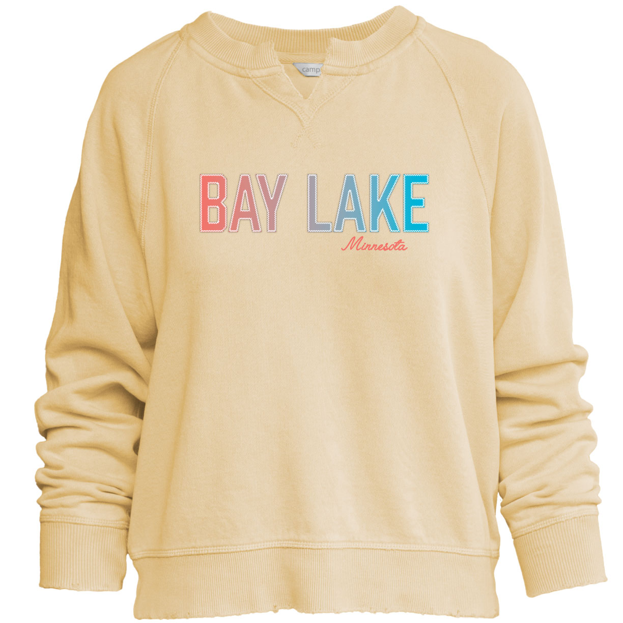 Bay Lake Butter Willow Washed Crew