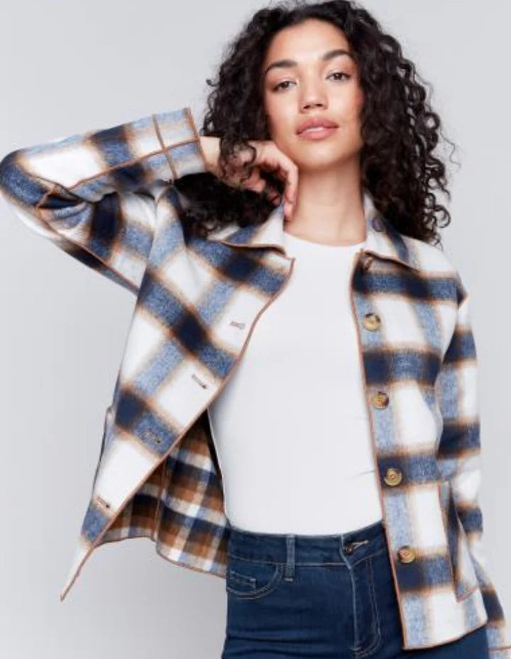 Plaid Reversible Jacket