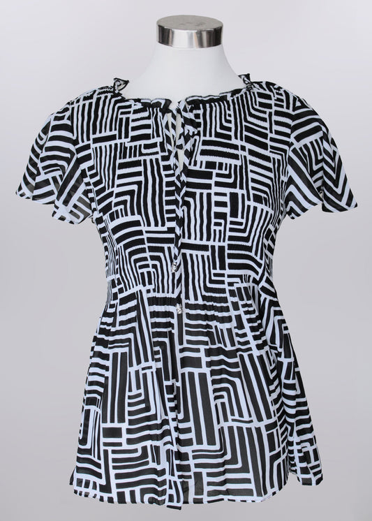 Geometric Blouse