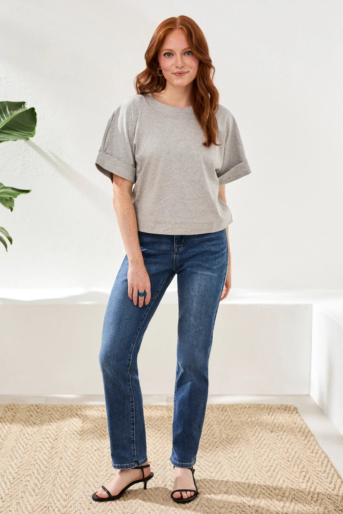 Petite Sophia Curvy Straight Leg Jeans