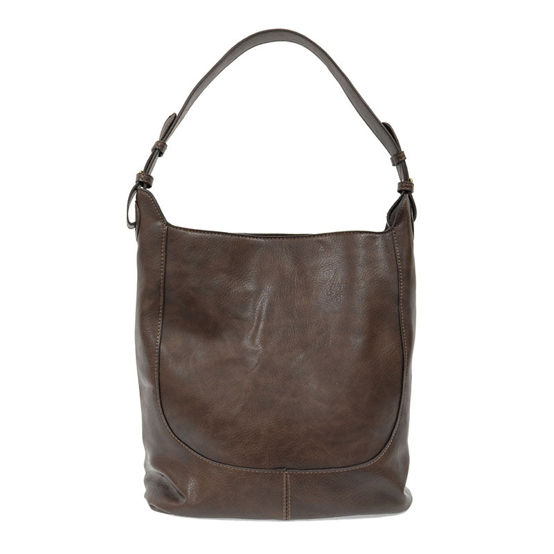 Adele Large Bucket Bag - Dark Oak